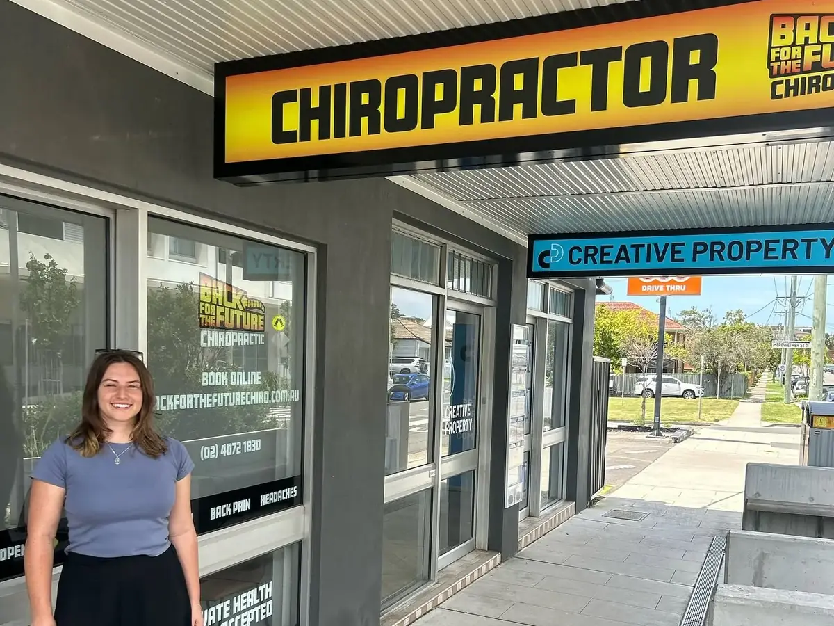 Front of the Merewether chiropractic clinic